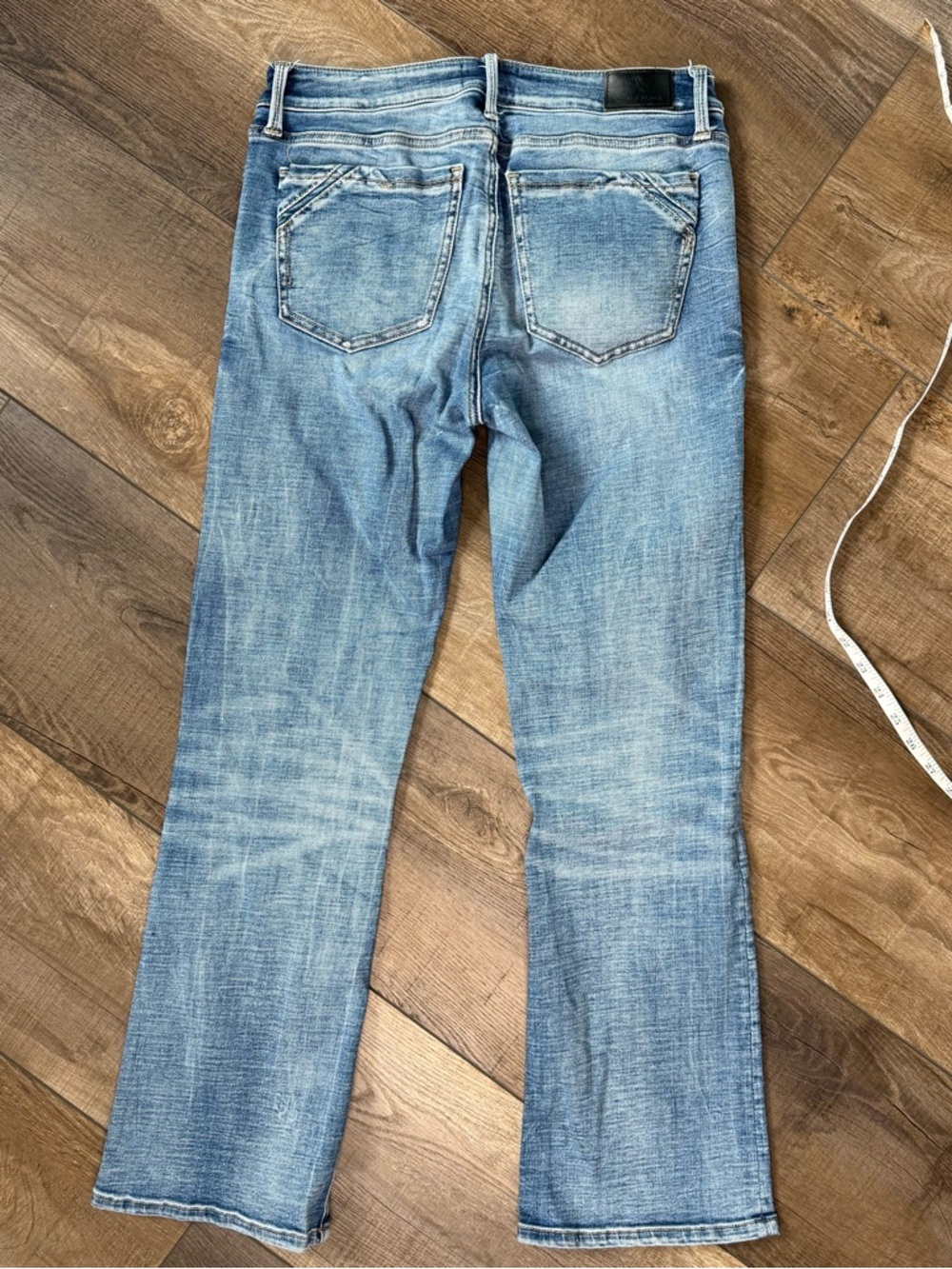 BKE Payton Bootcut Jeans 28x30 Distressed Medium Wash Mid Rise Stretch - Picture 10 of 11